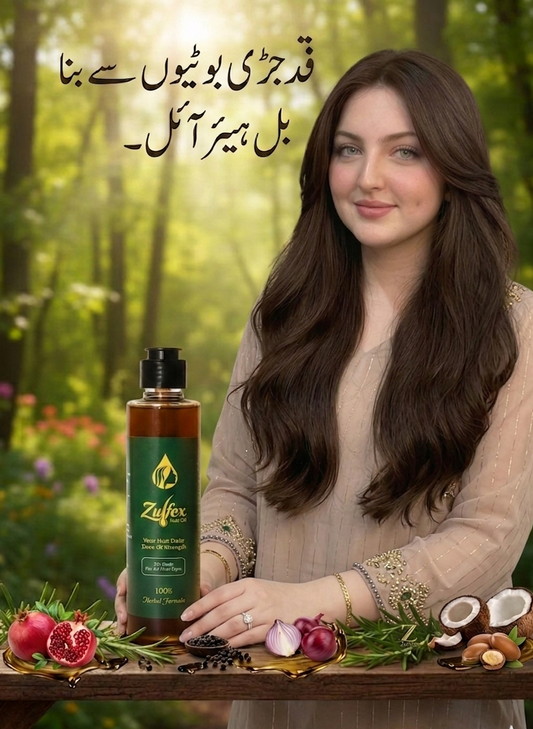 Zulfix Advanced Herbal Hair Oil – For Hair Fall Control & Rapid Growth