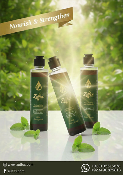 Zulfix Advanced Herbal Hair Oil – For Hair Fall Control & Rapid Growth