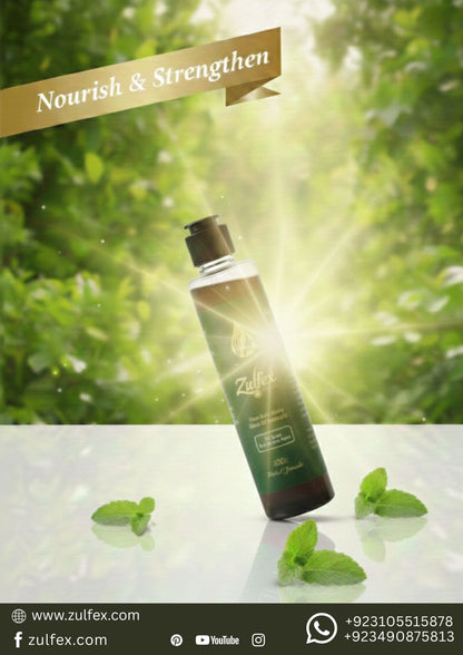 Zulfix Advanced Herbal Hair Oil – For Hair Fall Control & Rapid Growth