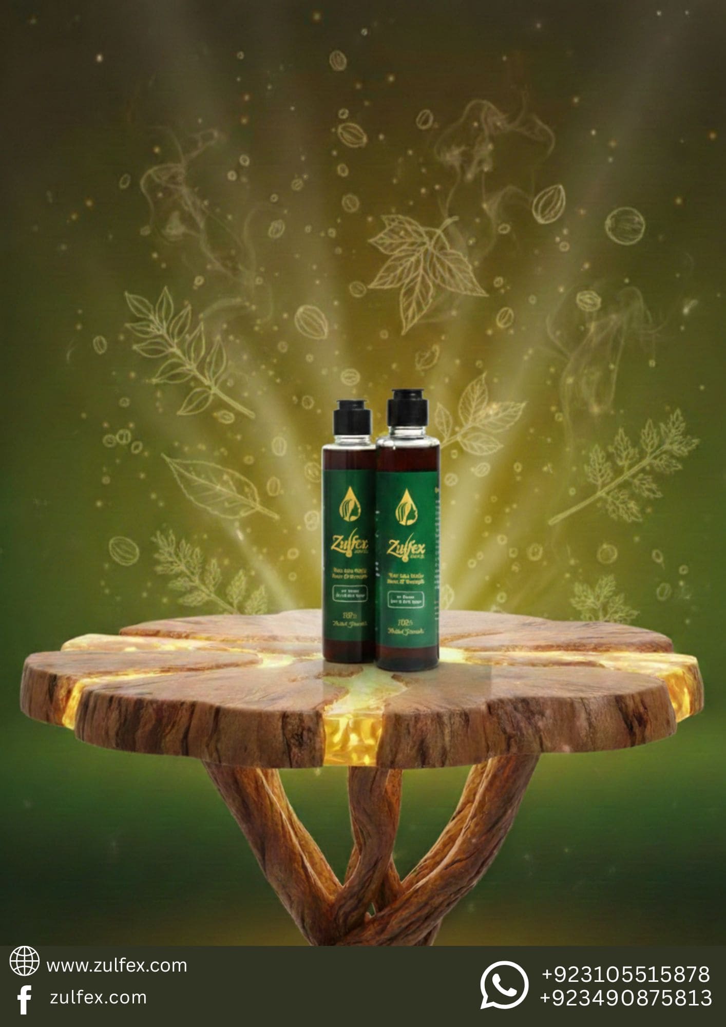 Zulfix Advanced Herbal Hair Oil – For Hair Fall Control & Rapid Growth